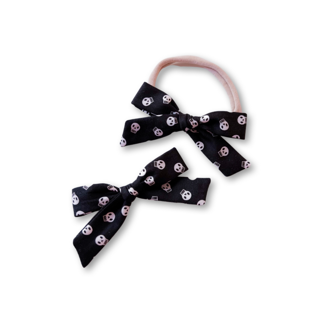 Sweet Skulls Mini Gracie Bow