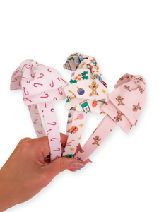 Blush Cookie Party Double Stacked Bow Band