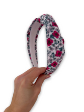 Load image into Gallery viewer, Lovers Floral Velvet Knotted Headband