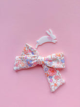 Load image into Gallery viewer, Blooming Floral Velvet Ruthie Bow