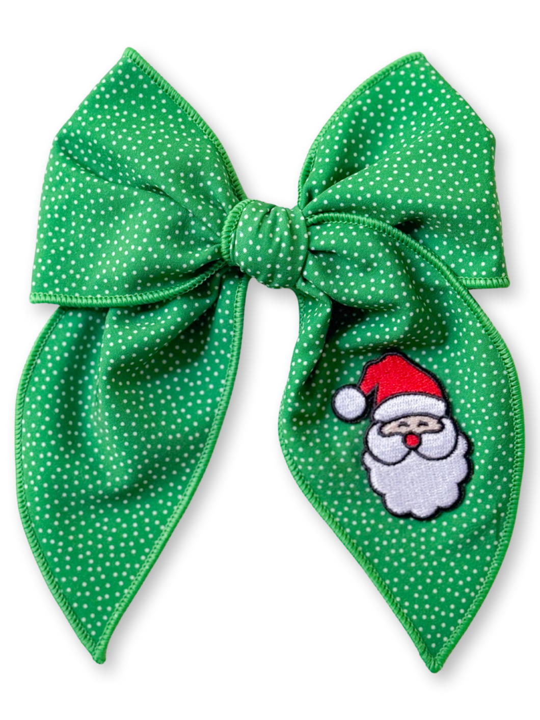 **LIMITED EARLY RELEASE** Jolly Green Santa Patch  XL Blaire Bow
