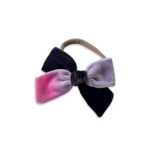 Load image into Gallery viewer, Batty Bow 2.0 Velvet Mini Ruthie Bow