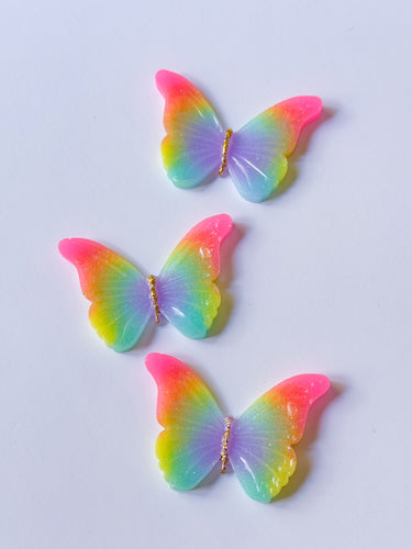 Rainbow Mariposa Clip
