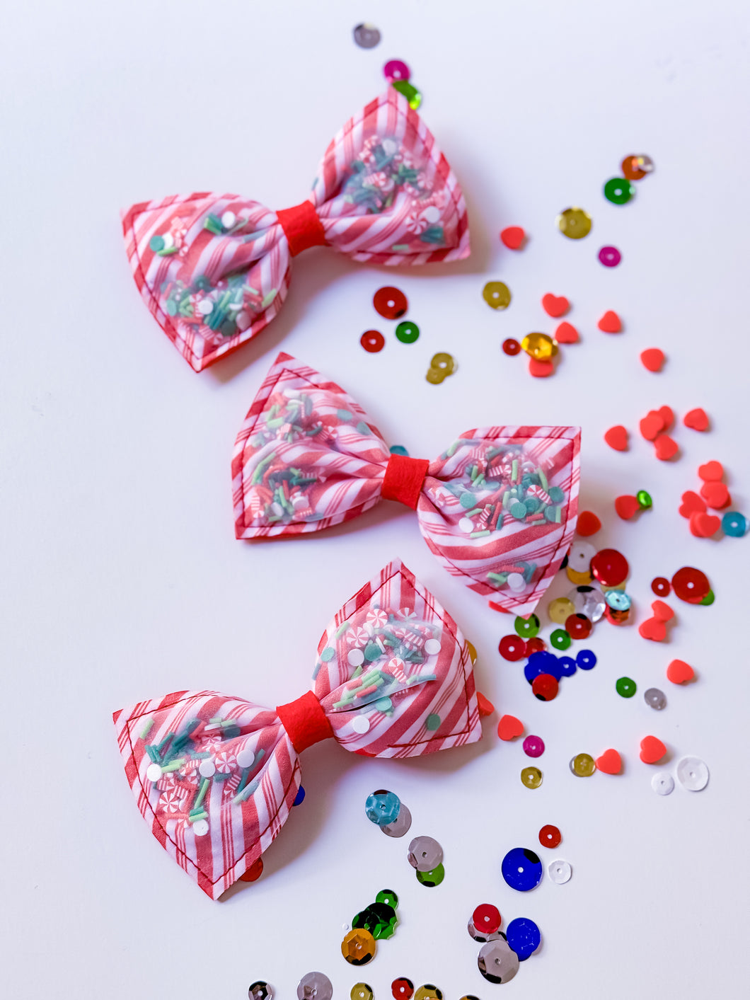 Peppermint Shaker Bows