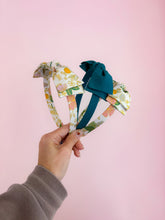 Load image into Gallery viewer, Teal Double Stacked Bow Band