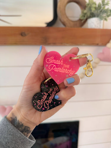 Smash the Patriarchy Keychains & Pins