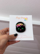 Load image into Gallery viewer, Little Kitty Treat Pail Acrylic Clip/Pin