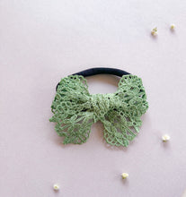 Load image into Gallery viewer, Little Lace Bow (2 Color Options)