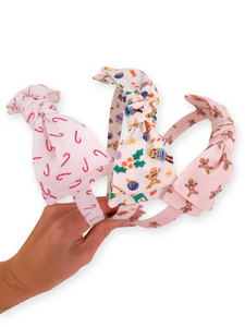 Blush Cookie Party Double Stacked Bow Band
