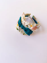 Load image into Gallery viewer, Teal Double Stacked Bow Band