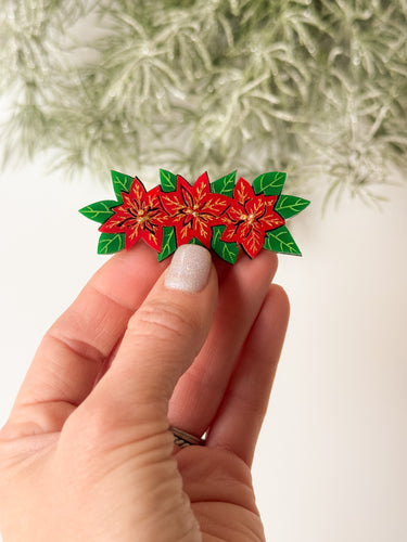 Poinsettia Clip/Pin