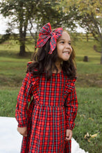 Load image into Gallery viewer, Holly Jolly Plaid XL Blaire Bow is
