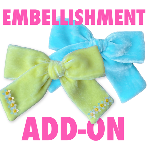 Daisy Embellishment ADD-ON (for Buttercup or Robin’s Egg Ruthie Bow)