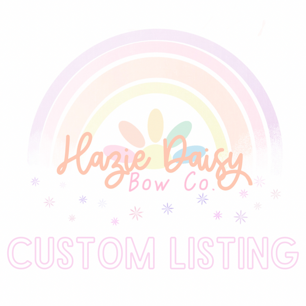 Custom Listing for Linda