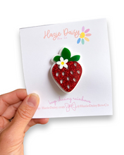 Load image into Gallery viewer, Strawberry Acrylic Clip/Pin