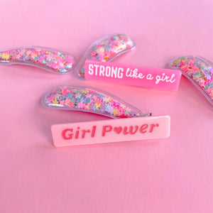 Girl Strong Clips (sold as set & individually)