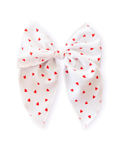 Little Red Hearts XL Blaire Bow