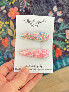 Confetti Shaker Snap Clips (2 Variations Available)