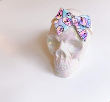 Load image into Gallery viewer, Groovy Ghosts (smaller print) Velvet Ruthie Bow