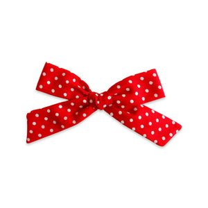 Classic Red Polka Dot Oversized Gracie Bow