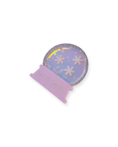 Magic Snow Globe Acrylic Clip/Pin