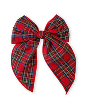 Load image into Gallery viewer, Holly Jolly Plaid XL Blaire Bow is