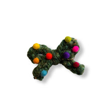Load image into Gallery viewer, Evergreen Speckled Little Darling Knit Bow