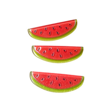 Load image into Gallery viewer, Sparkly Watermelon Slice Mini Clips